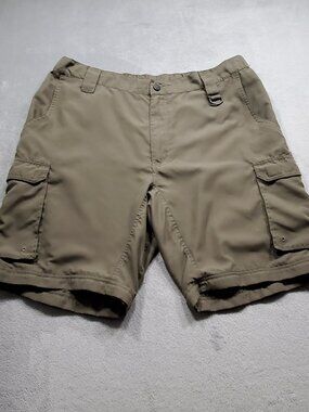 Boy Scouts of America Switchback Cargo Shorts Olive Green 6 Pockets Mn Sz L